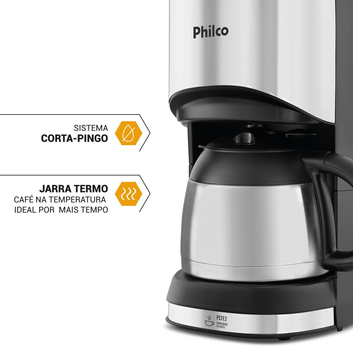 Cafeteira Philco 30 Cafezinhos 1L 700W PCFE02