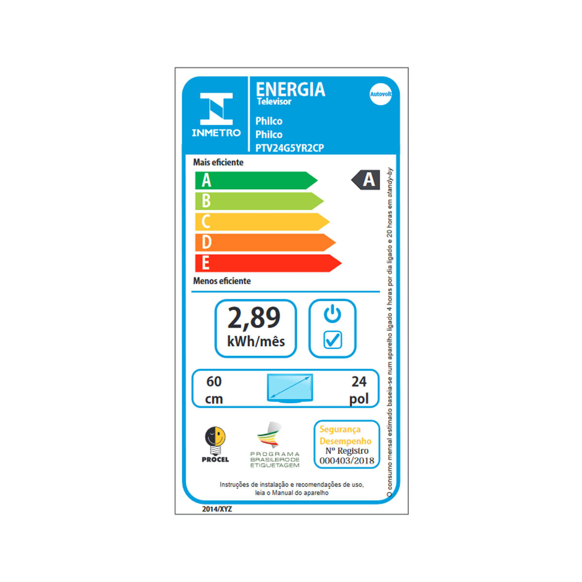 Smart TV 24” Philco PTV24G5YR2CP Roku TV Dolby Audio