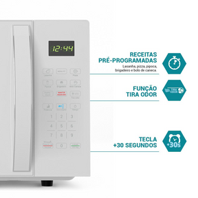 Micro-ondas 33L Philco PMO38B Limpa Fácil 1400W
