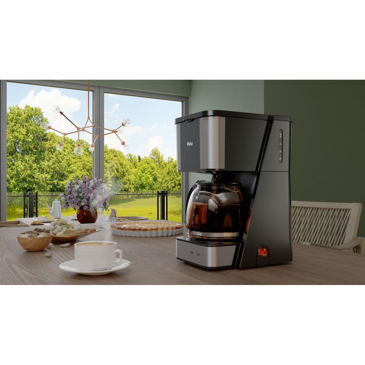 Cafeteira Philco PCF40A 40 Cafezinhos 1,5L 950W