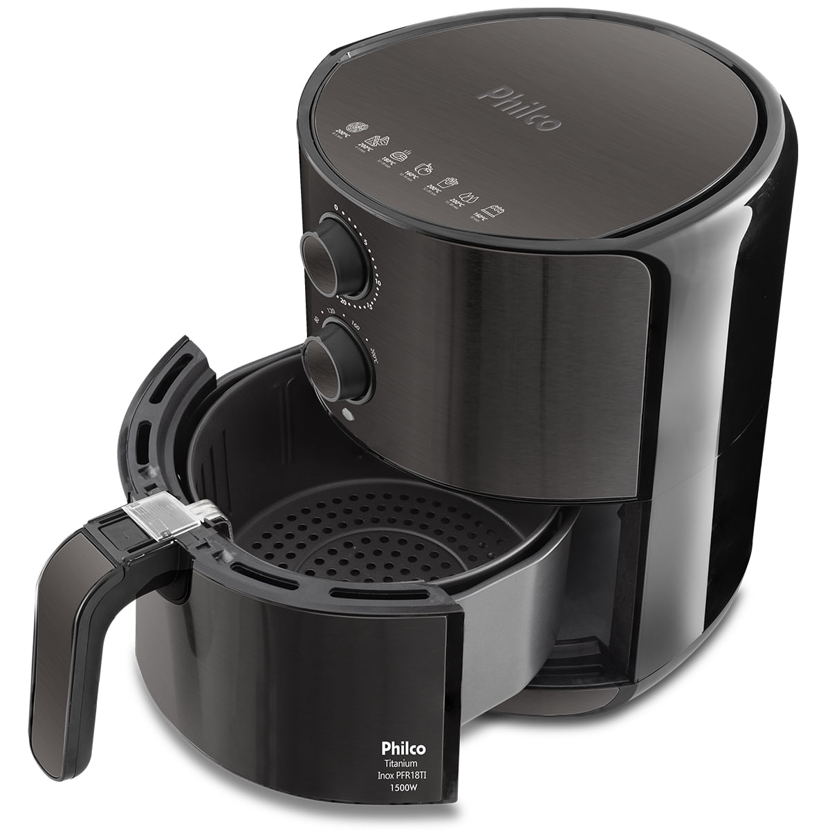 Air Fryer Philco 4,6L 1500W Titanium Inox PFR18TI
