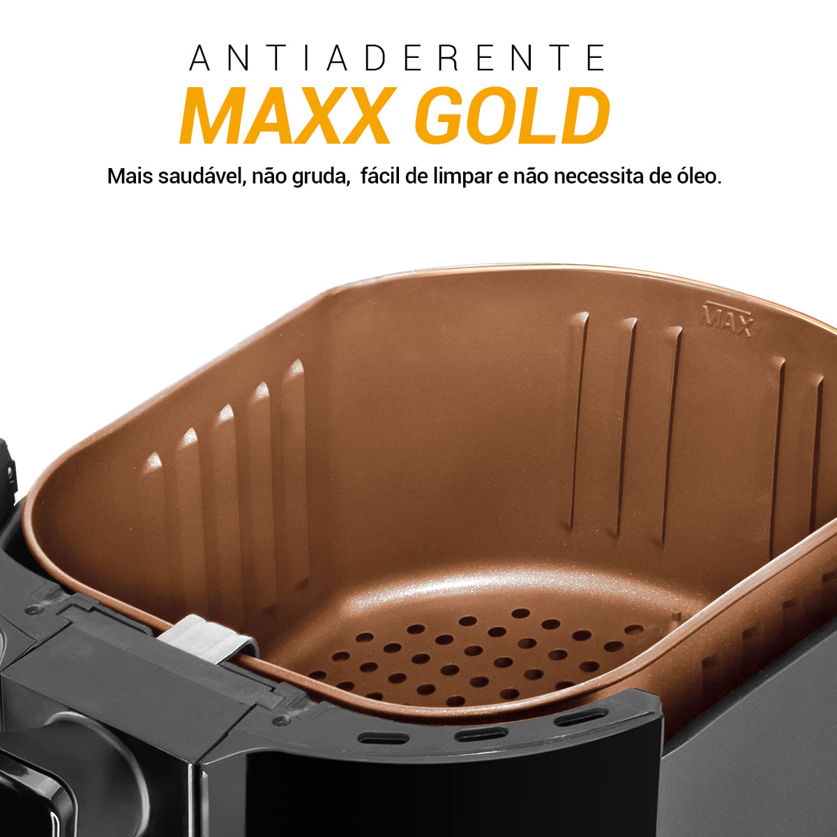 Air Fryer Philco 4,4L 1500W Cesto Quadrado PFR15PG