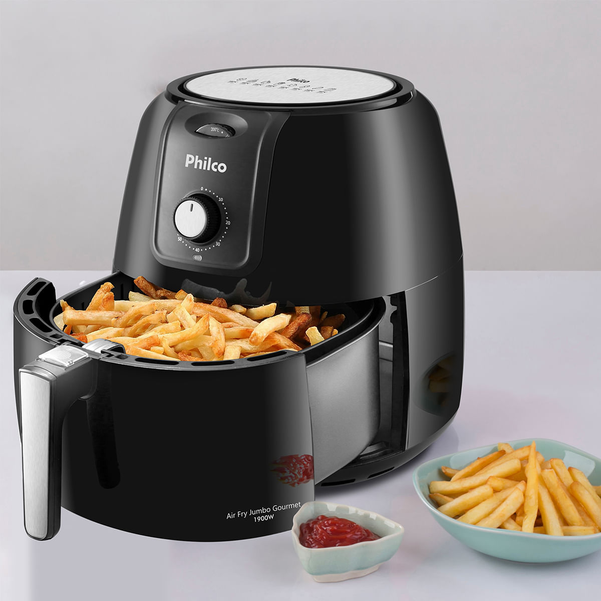 Air Fryer Philco 8,1L Sem Óleo Gourmet PFR13P