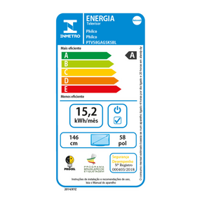 Smart TV 58" Philco LED 4K Android Dolby Áudio PTV58GAGSKSBL