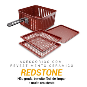 Air Fryer Philco 16L 4 em 1 Painel Digital PAF16A