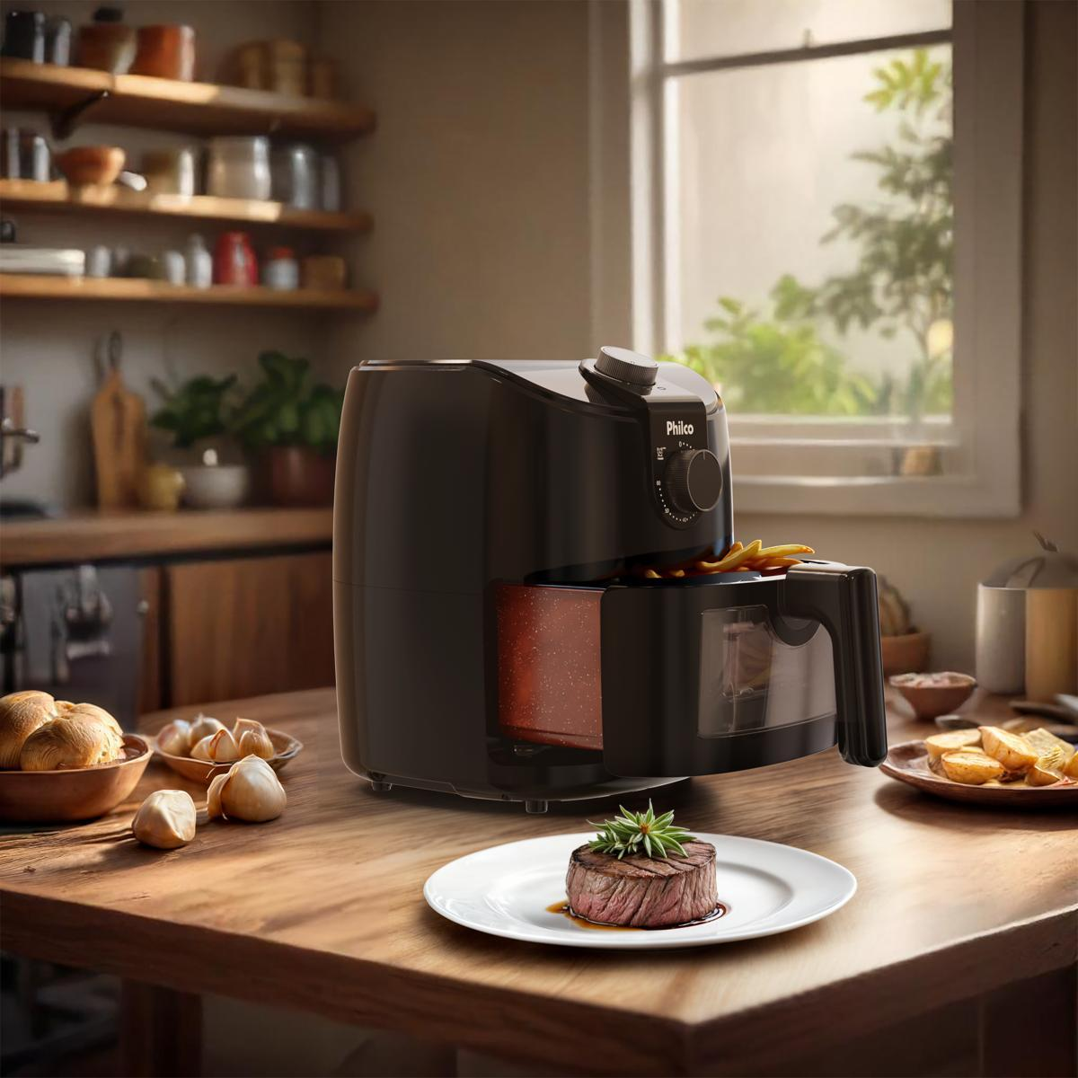 Air Fryer Philco 4L Revestimento Redstone 1500W PAF40A